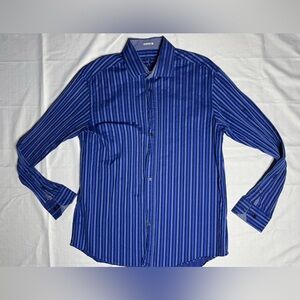 Men's Blue Striped Shirt